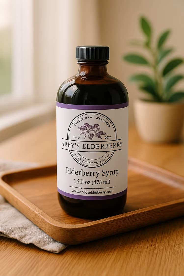 Elderberry Syrup - 16 ounce bottle